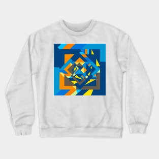 Cubist Ripples Crewneck Sweatshirt